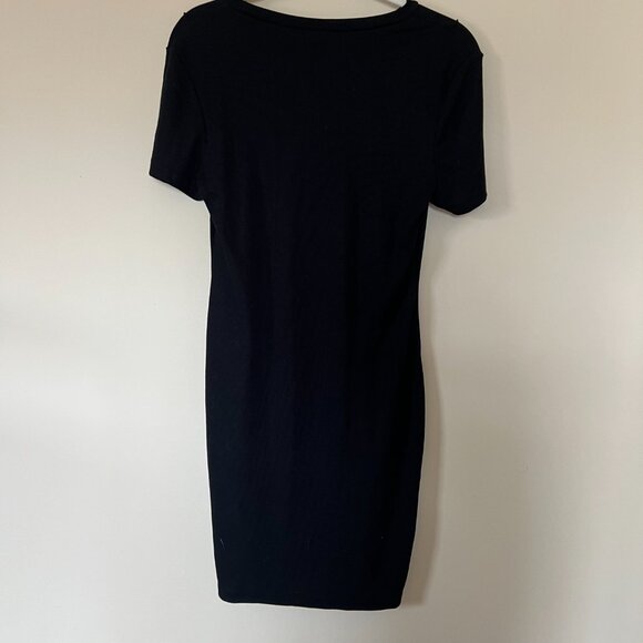 Black Plus Size Bodycon Dress - Picture 2 of 2